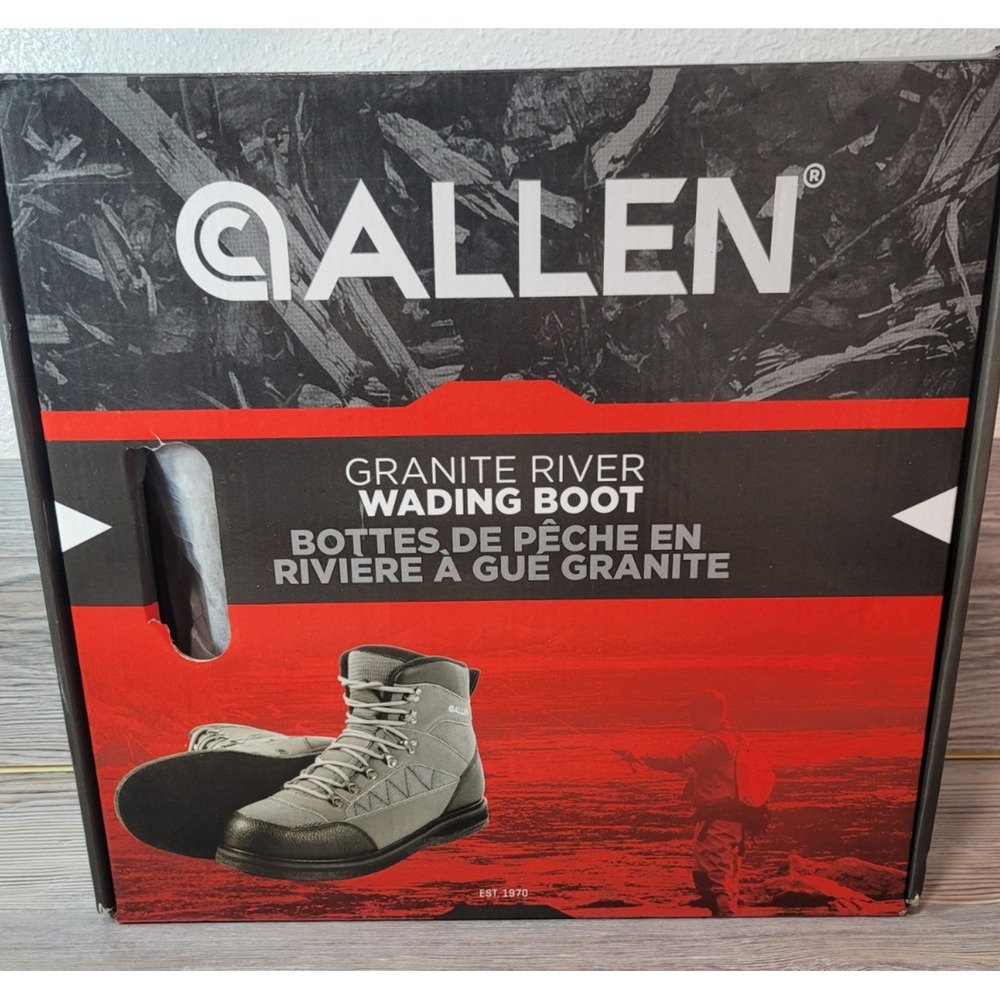 New in box Allen Granite river Wading Boots size 13